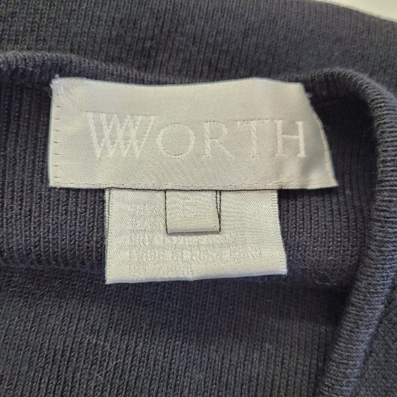 Worth Tank Sweater Dress Womens S Black Midi Minimalist‎ Classic Capsule - Picture 6 of 11